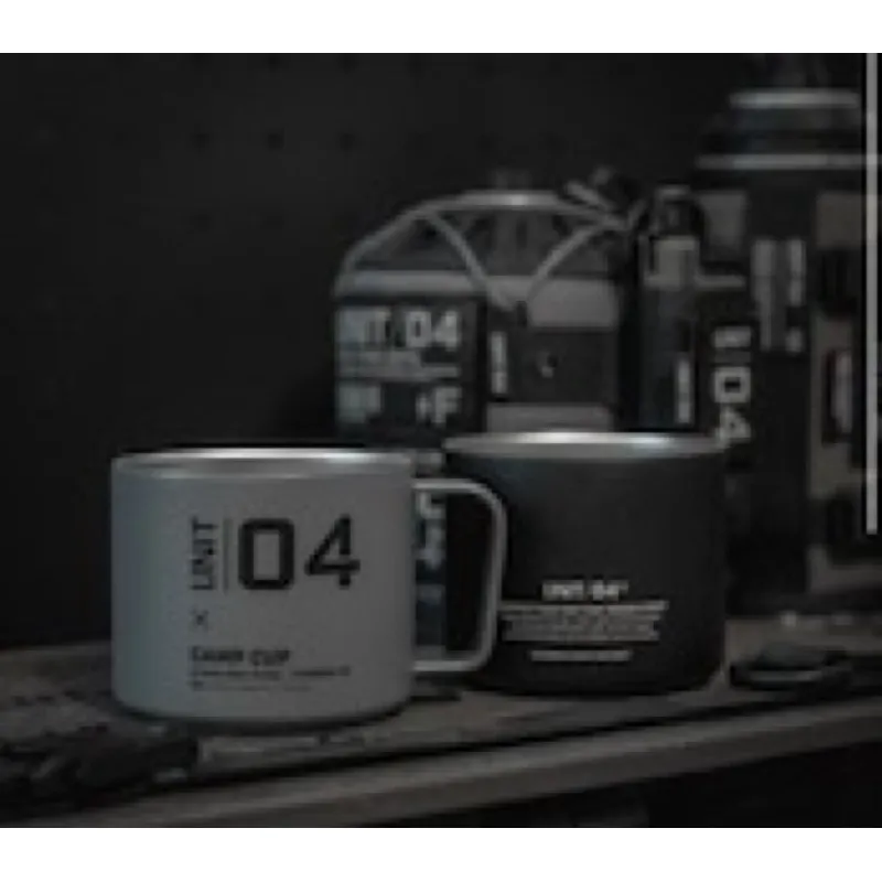 Unit/04 Camp Cup 8oz Stainless Steel MiiR 12oz 354mL Black